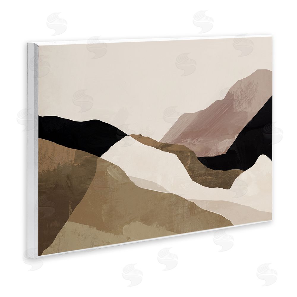 Victoria Barnes Abstract Desert Dunes Collage Wall Plaque Art Print