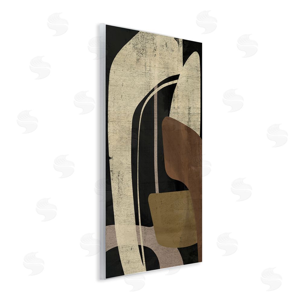 Victoria Barnes Boomerang Shape Abstraction Wall Plaque Art Print