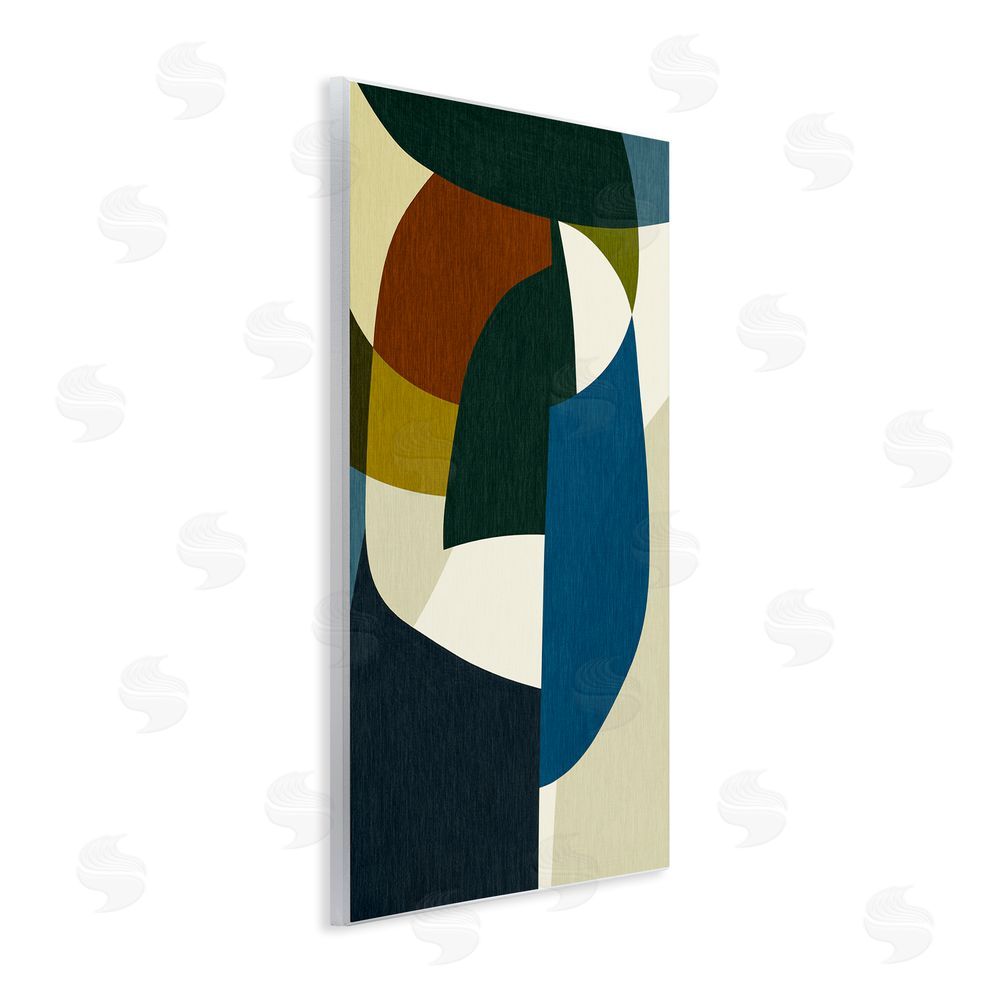 Victoria Barnes Asymmetrical Geometric Shapes Wall Plaque Art Print