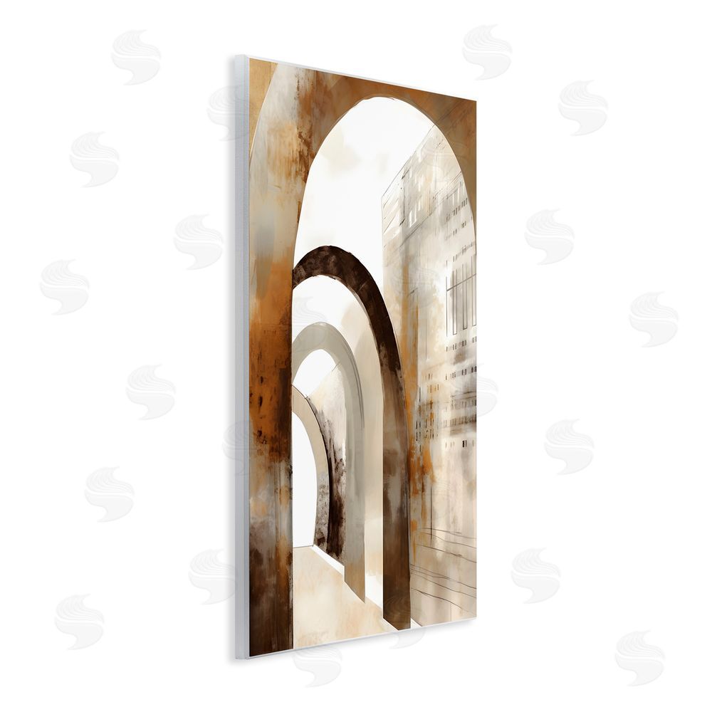 Petal Prints Design Rustic Arch Architecture Wall Plaque Art Print