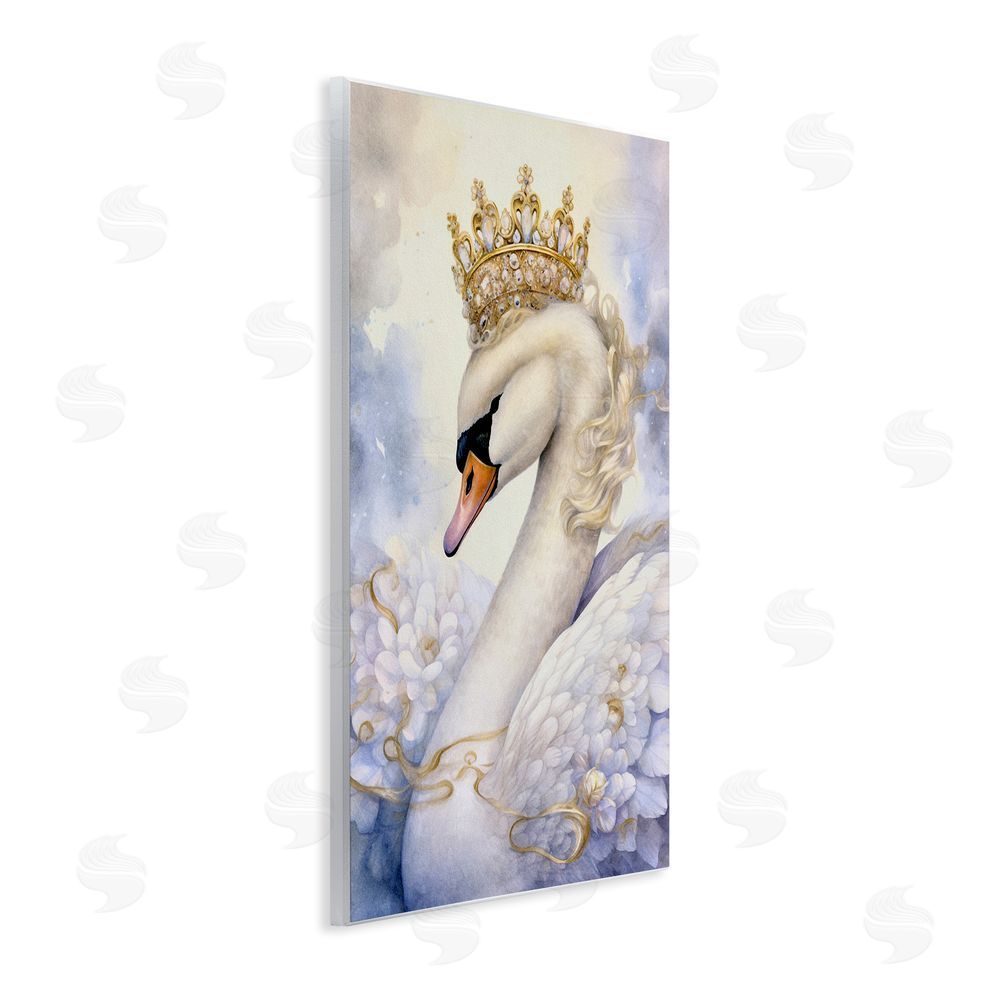 The Dutch Lady Elegant Princess Swan Wall Plaque Art Print