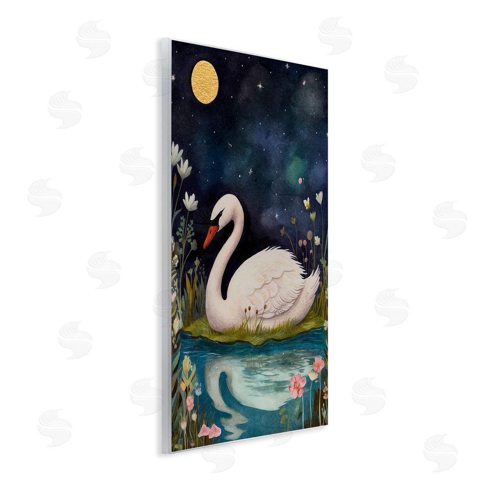 The Dutch Lady Sleeping Swan Night Sky Wall Plaque Art Print