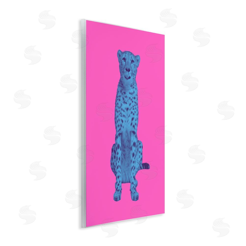 House of Lulu Bold Leopard on Pink Wall Plaque Art Print