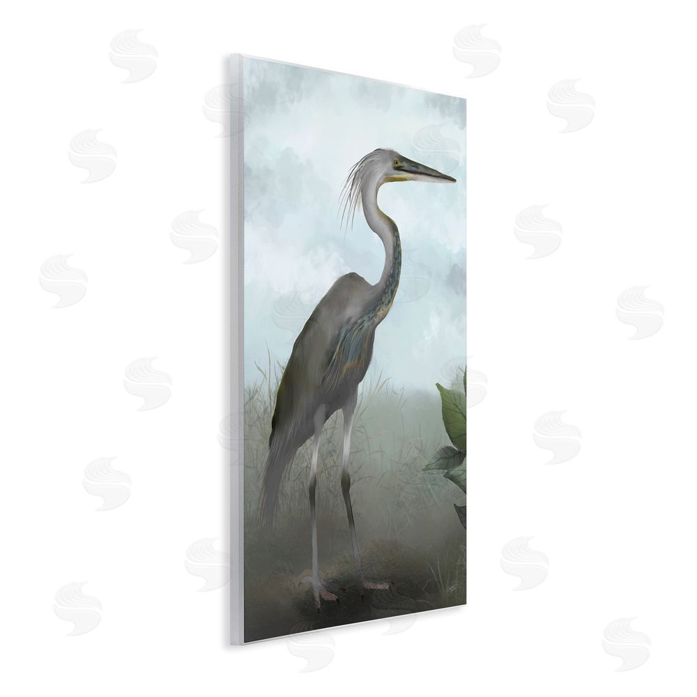Elizabeth Medley Heron in Nature Study Wall Plaque Art Print