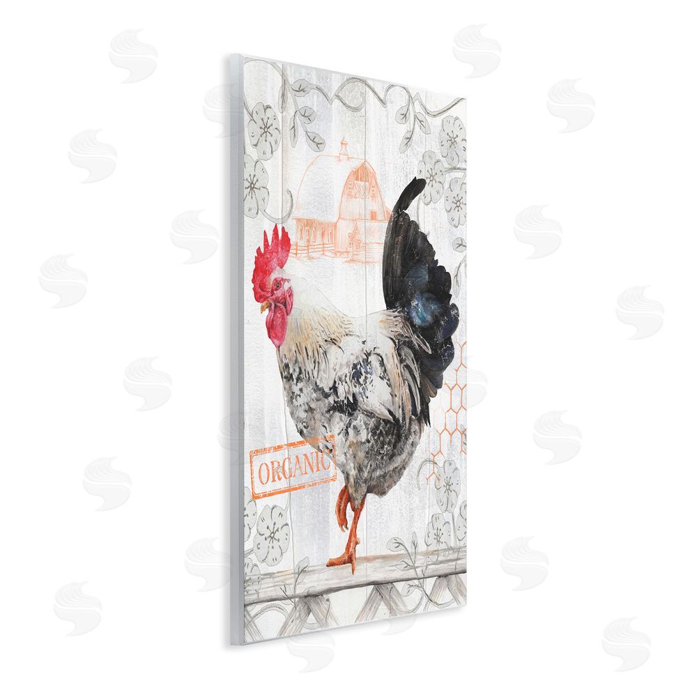 Studio 731 rep. Levison Designs Organic Pattern Rooster Wall Plaque Art Print