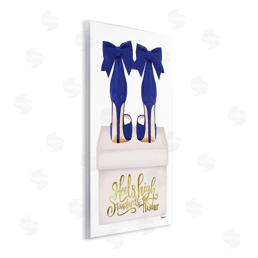 Amanda Greenwood High Standards Blue Heels Wall Plaque Art Print