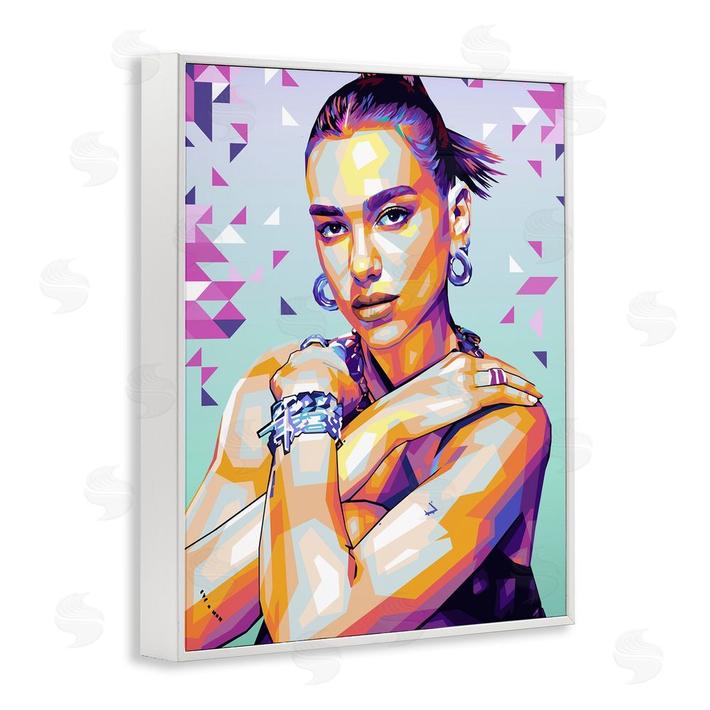 Birch & Ink Fashionista with Accessories White Framed Giclee Wall Art Print