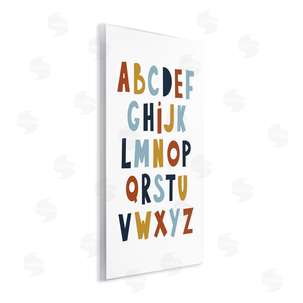 Alina Sagirova Natural Tones Alphabet Wall Plaque Art Print