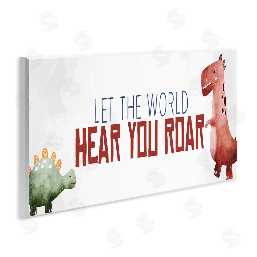 Kim Allen Hear You Roar Dinosaurs Wall Plaque Art Print