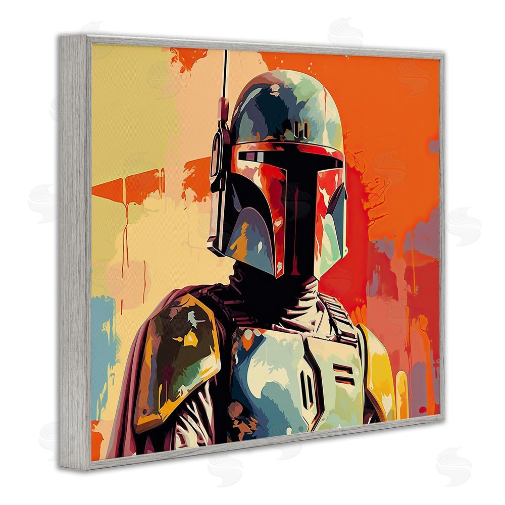 Birch & Ink Pop Culture Sci-Fi Man Gray Framed Giclee Wall Art Print