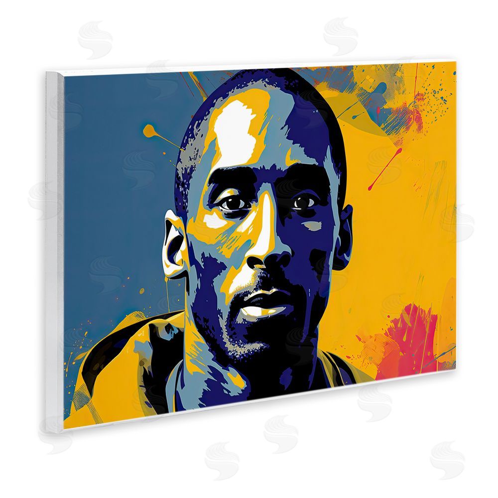 Birch & Ink Abstract Paint Pop Kobe Wall Plaque Art Print