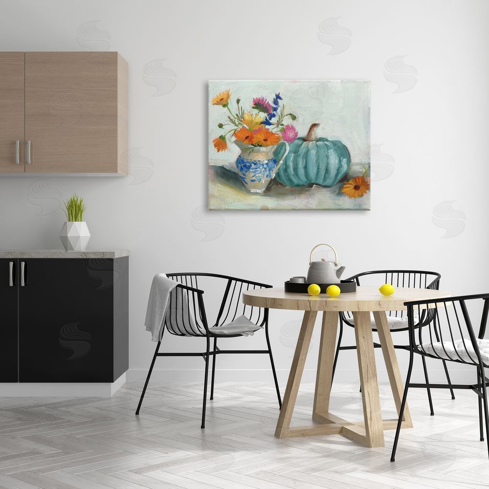 Bley Hack Autumnal Botanicals Still Life Canvas Wall Art Print in Room