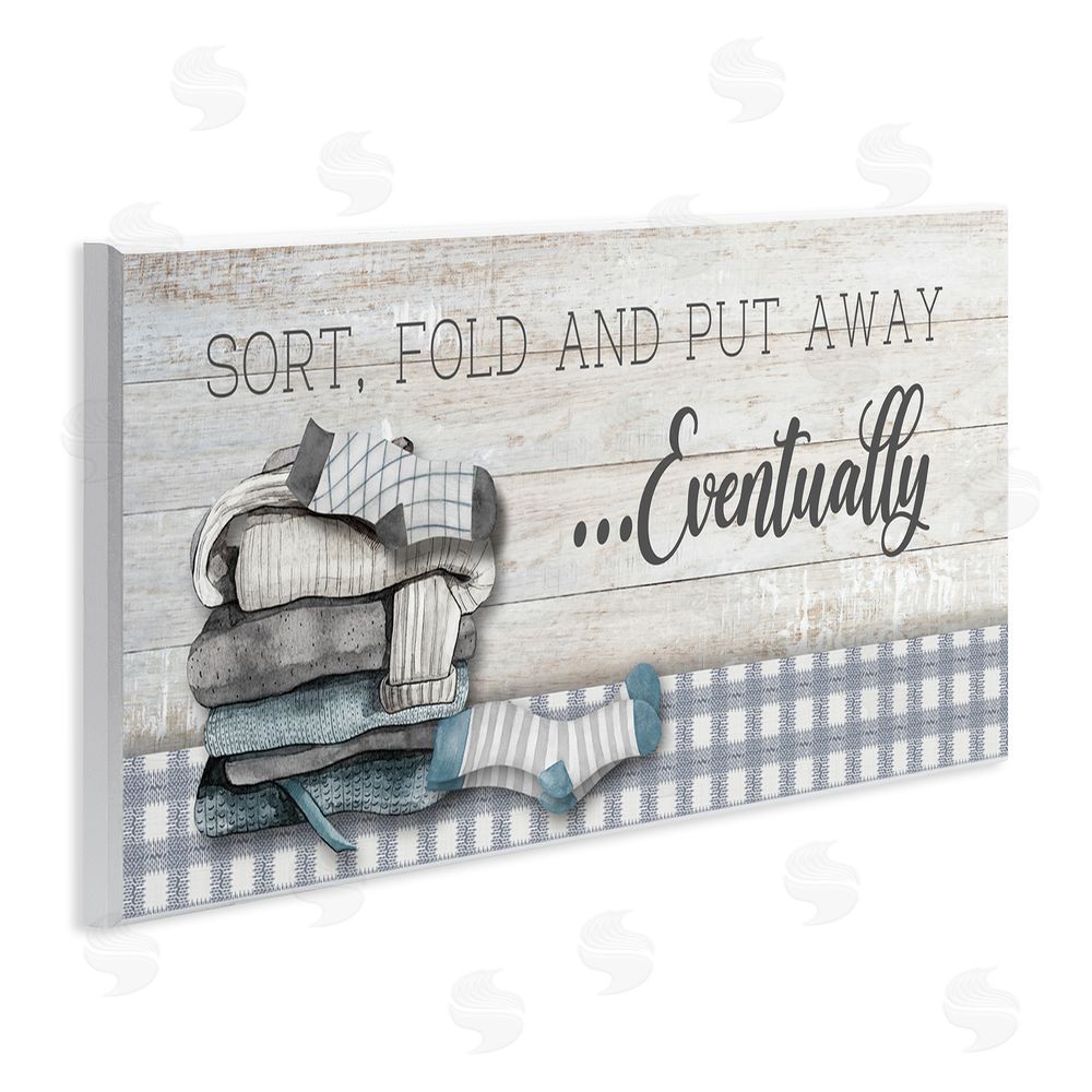 Conrad Knutsen Laundry Put Away Eventually Wall Plaque Art Print