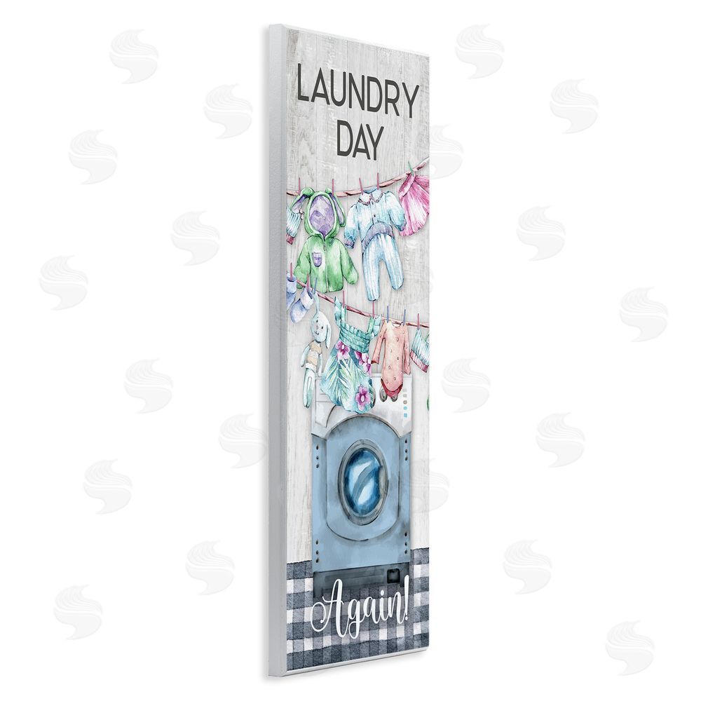 Conrad Knutsen Rustic Laundry Day Again Wall Plaque Art Print