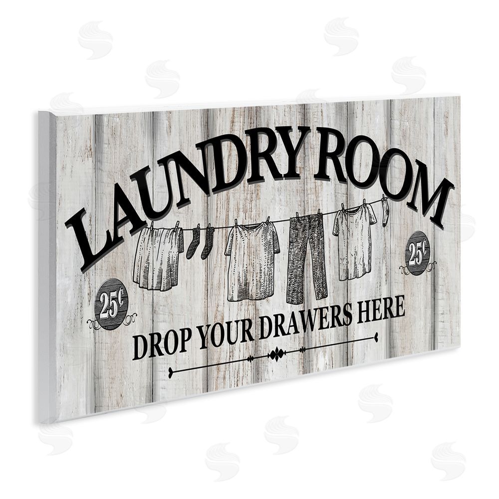 Conrad Knutsen Charming Farmhouse Laundry Wall Plaque Art Print