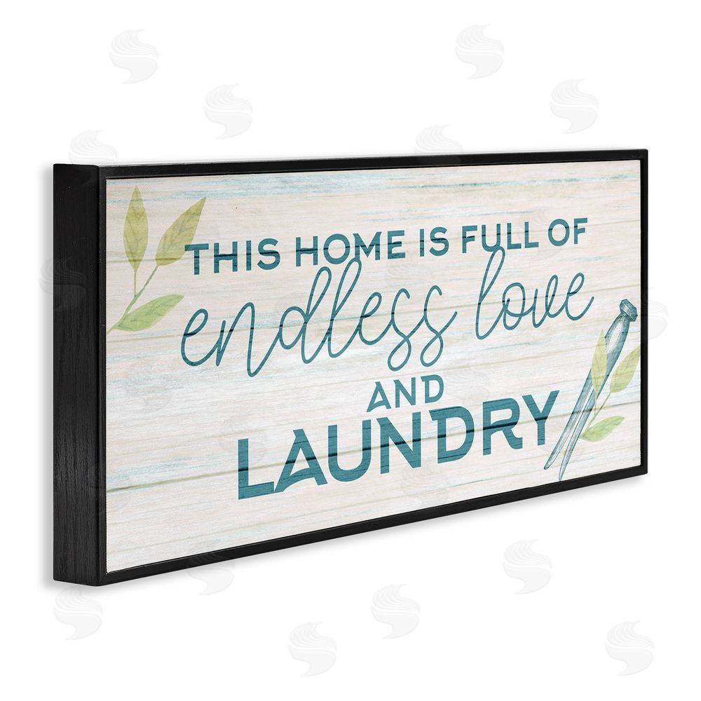 Kim Allen Love & Laundry Botanicals Black Framed Giclee Wall Art Print
