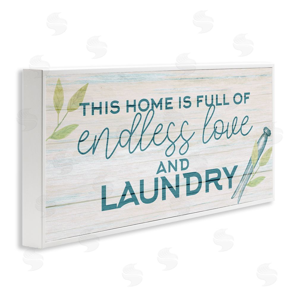 Kim Allen Love & Laundry Botanicals White Framed Giclee Wall Art Print