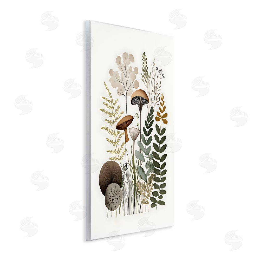 Petal Prints Design Earthy Woodland Botanicals Wall Plaque Art Print