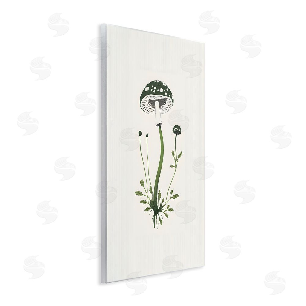 Petal Prints Design Minimal Spotted Mushroom Wall Plaque Art Print