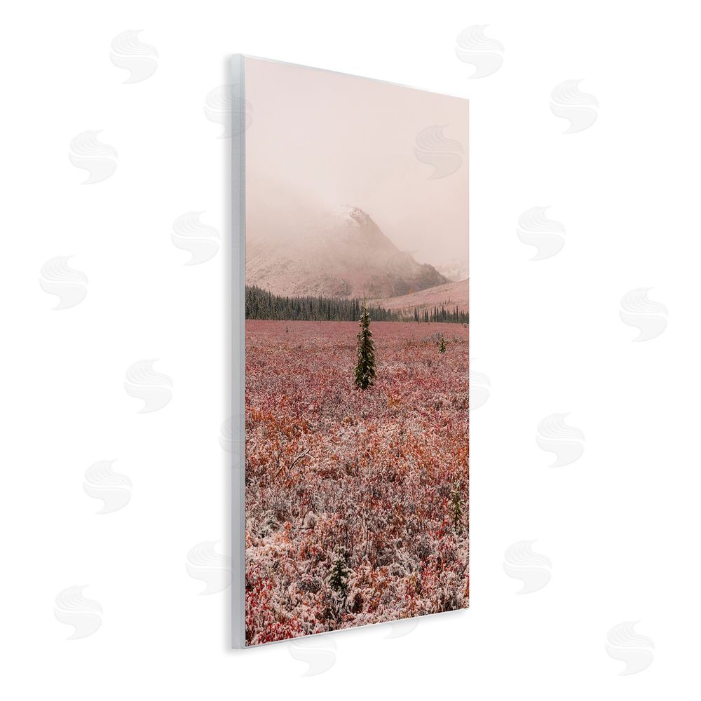 Daniel Sproul Tree in Foggy Landscape Wall Plaque Art Print