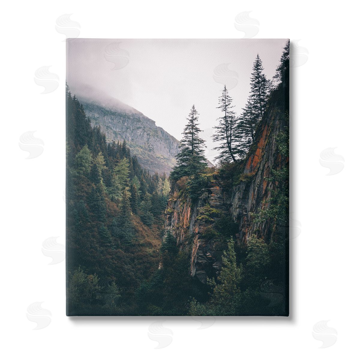 Daniel Sproul Rustic Mountain Landscape Stretched Canvas Wall Art Print