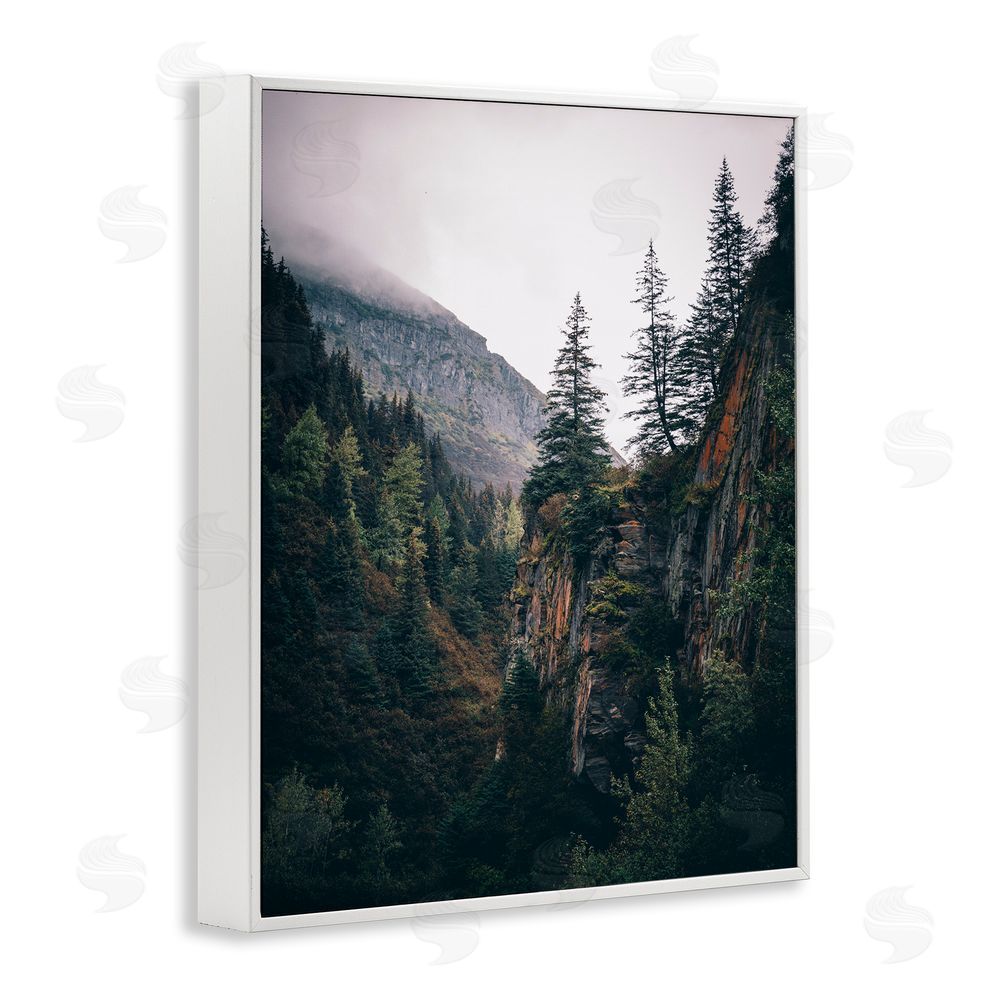 Daniel Sproul Rustic Mountain Landscape White Framed Giclee Wall Art Print