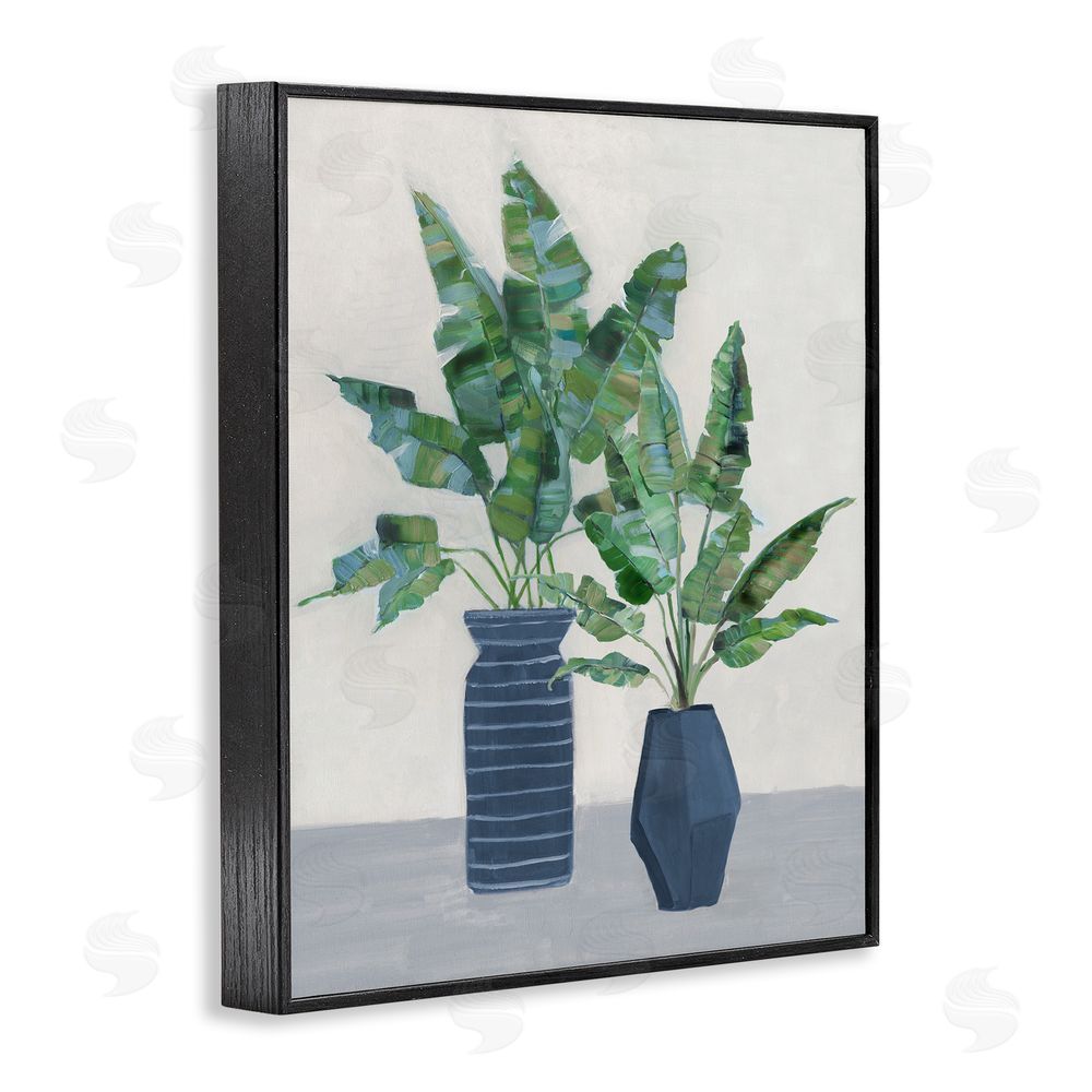 Sally Swatland Plant Bouquets Still Life Black Framed Giclee Wall Art Print