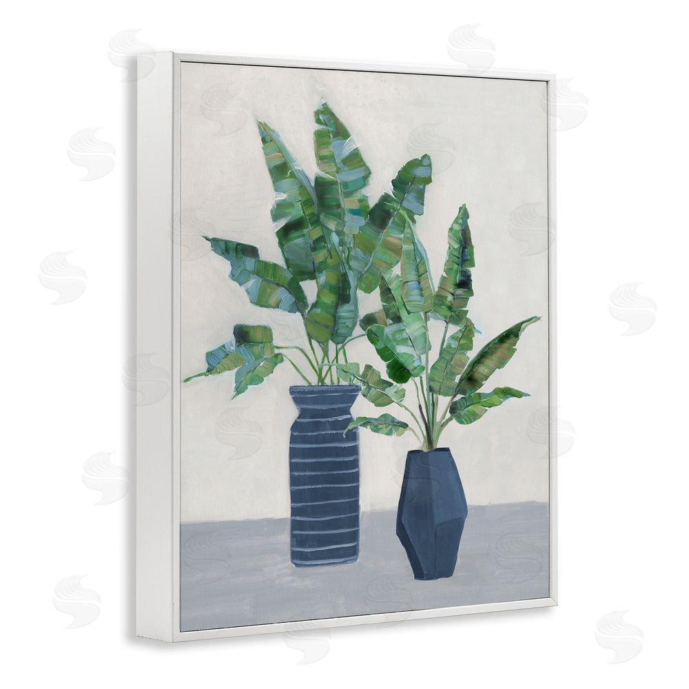 Sally Swatland Plant Bouquets Still Life White Framed Giclee Wall Art Print