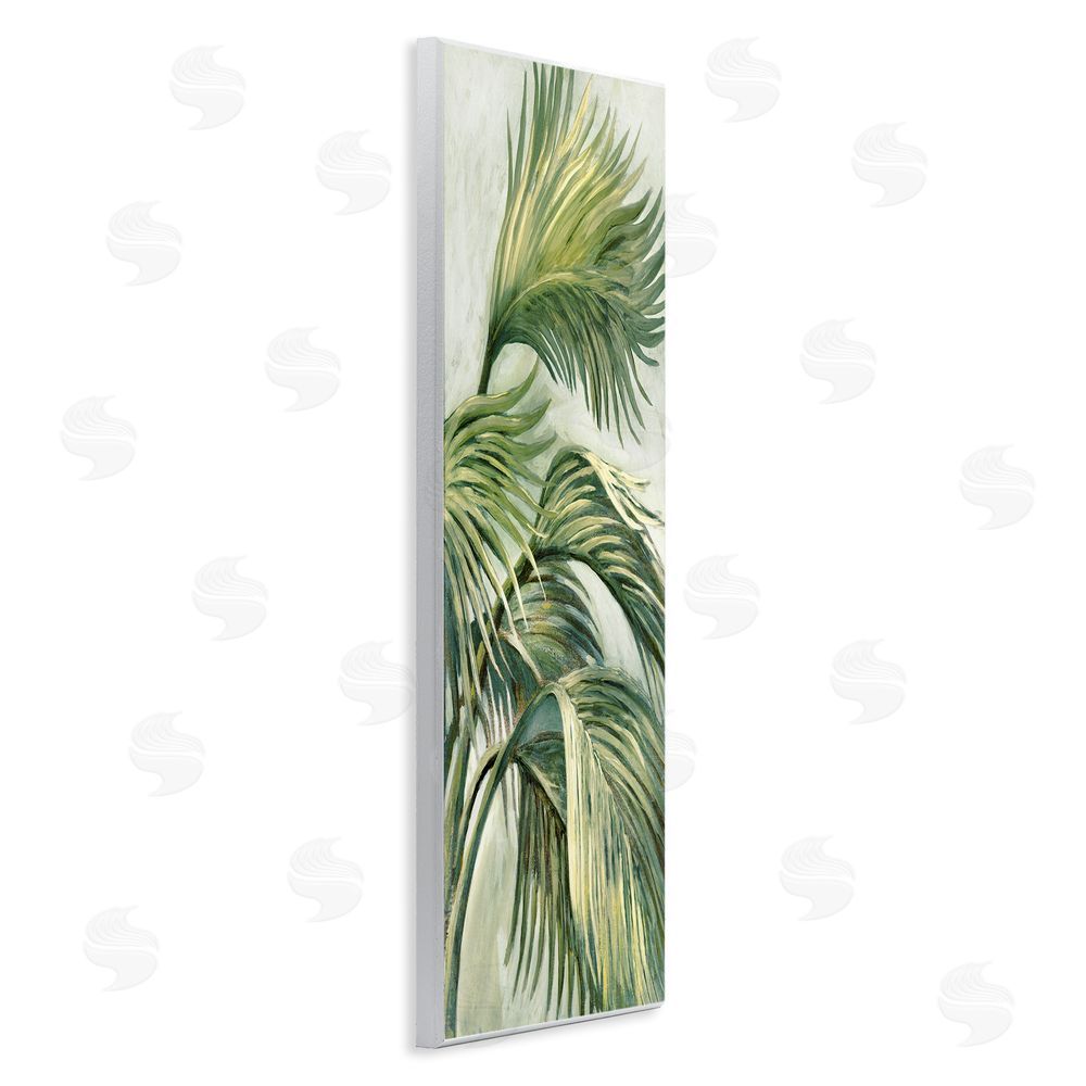 Merri Pattinian Tropical Palm Fans Wall Plaque Art Print