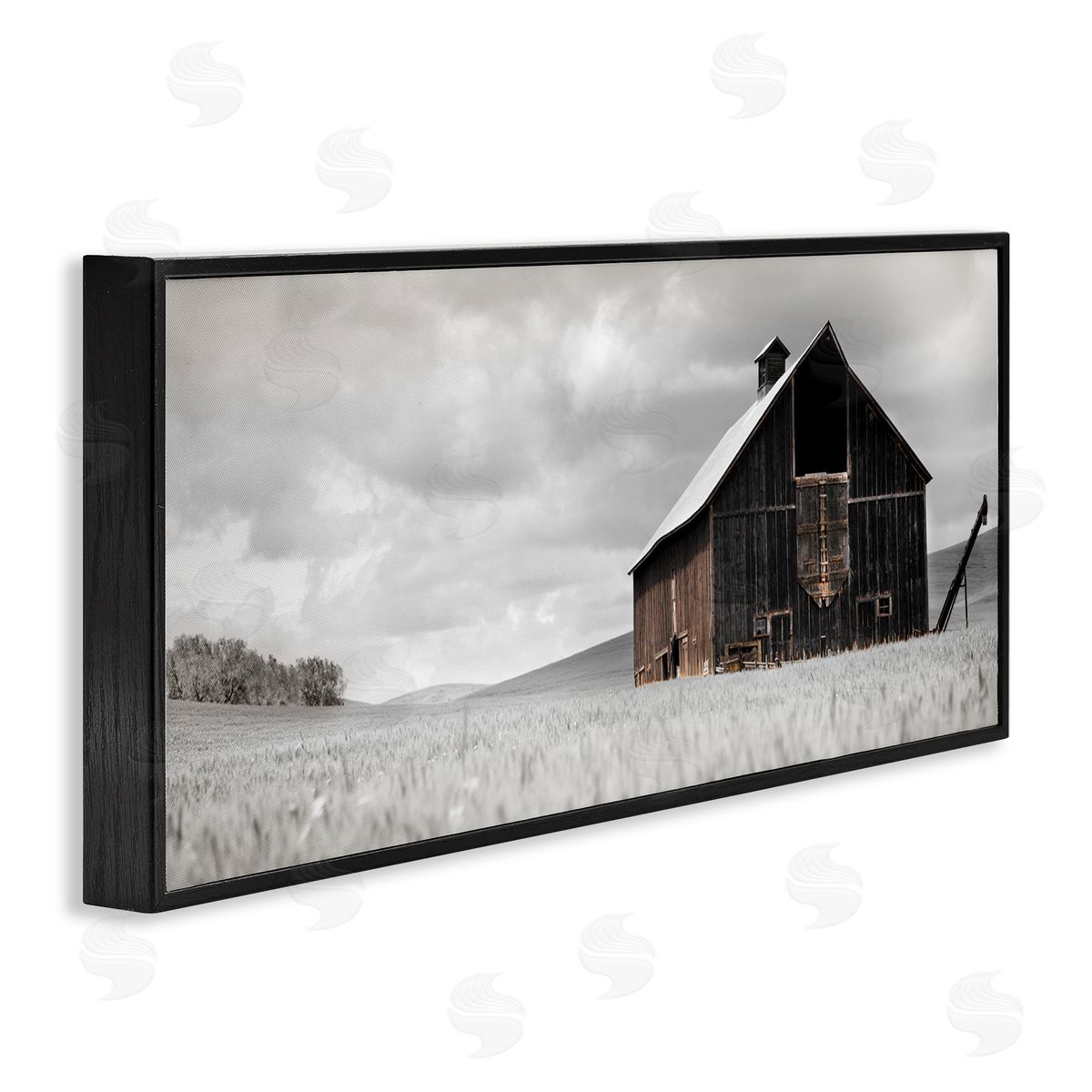 Rustic Barn Scene Black Frame Print Wall Art, Home Decor by Danita Delimont