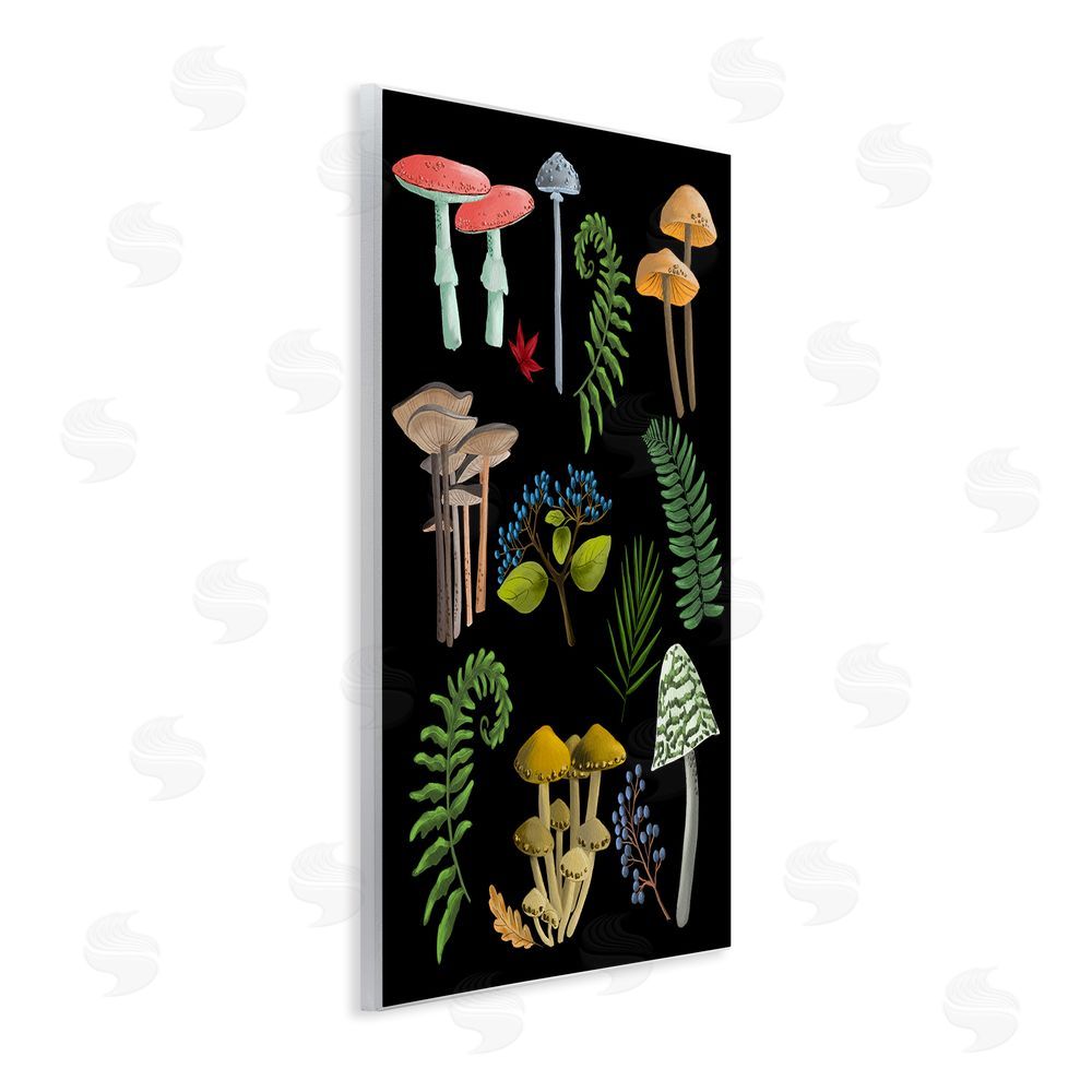 Regina Moore Forest Mushrooms & Plants Wall Plaque Art Print