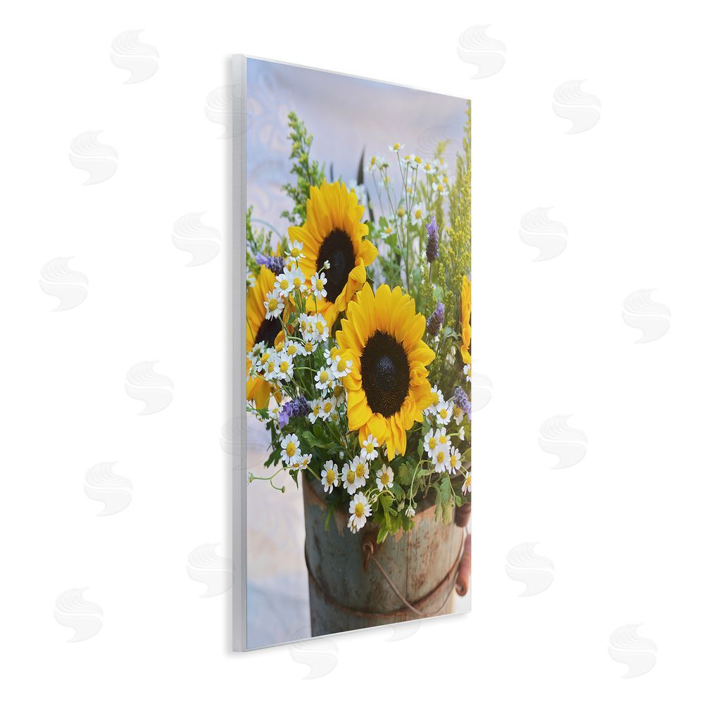 Claire Brocato Mixed Country Bouquet Wall Plaque Art Print