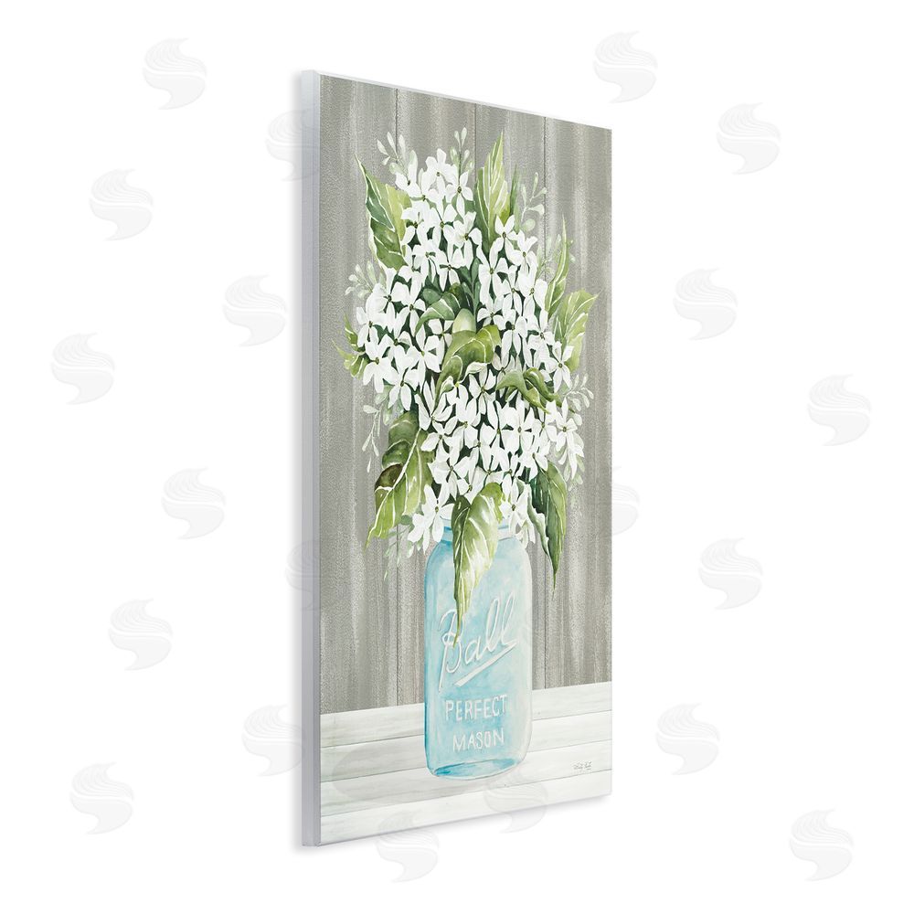 Cindy Jacobs Rustic Jar Bouquet Wall Plaque Art Print