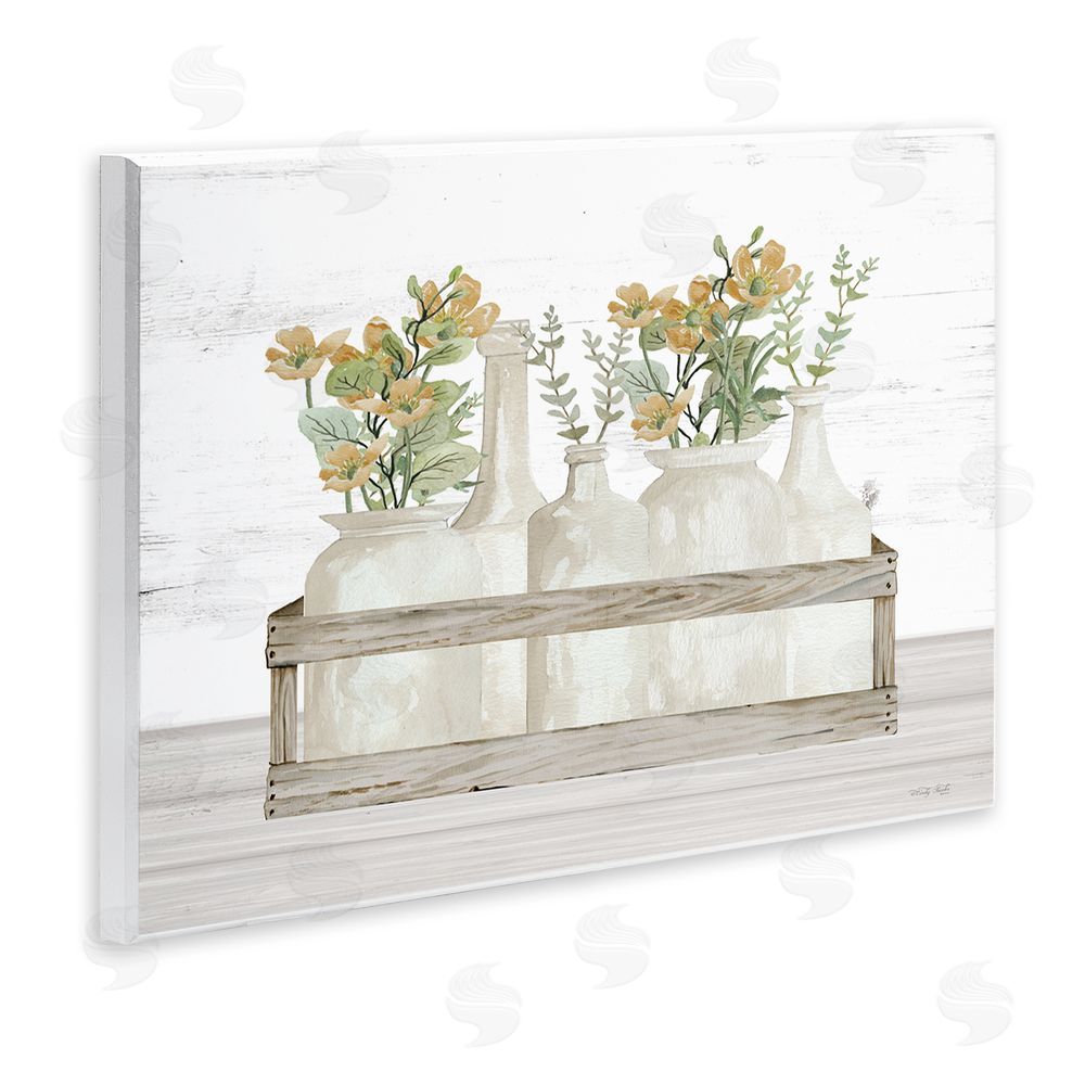 Cindy Jacobs Rustic Herb Jars Wall Plaque Art Print