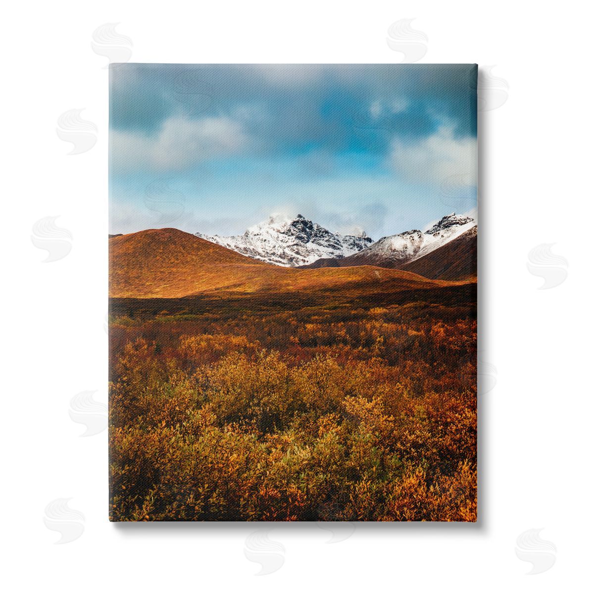 Daniel Sproul Icy Mountain Landscape Stretched Canvas Wall Art Print