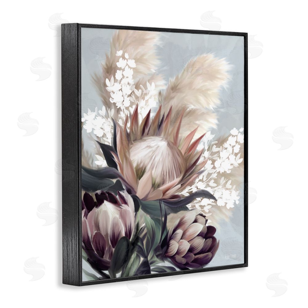House Fenway Close Up Country Plants Black Framed Giclee Wall Art Print