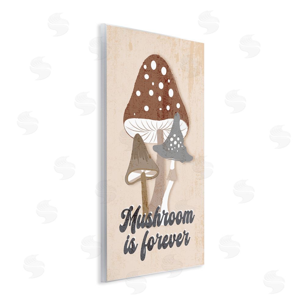 Martina Pavlova Retro Mushroom is Forever Wall Plaque Art Print