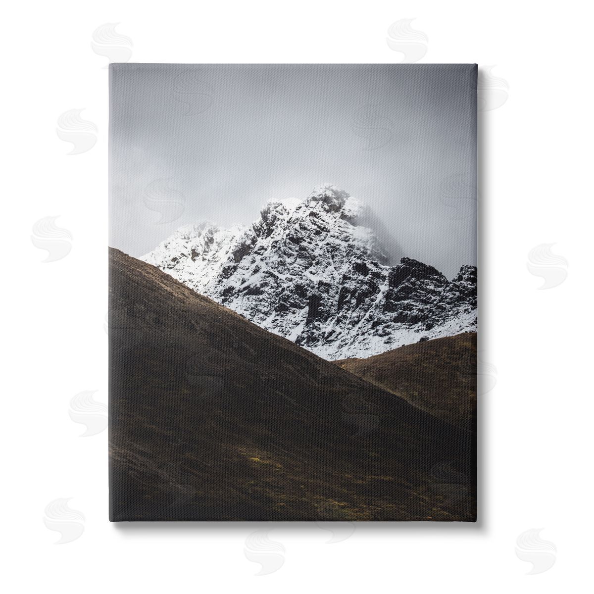 Daniel Sproul Icy Mountain Valley Stretched Canvas Wall Art Print