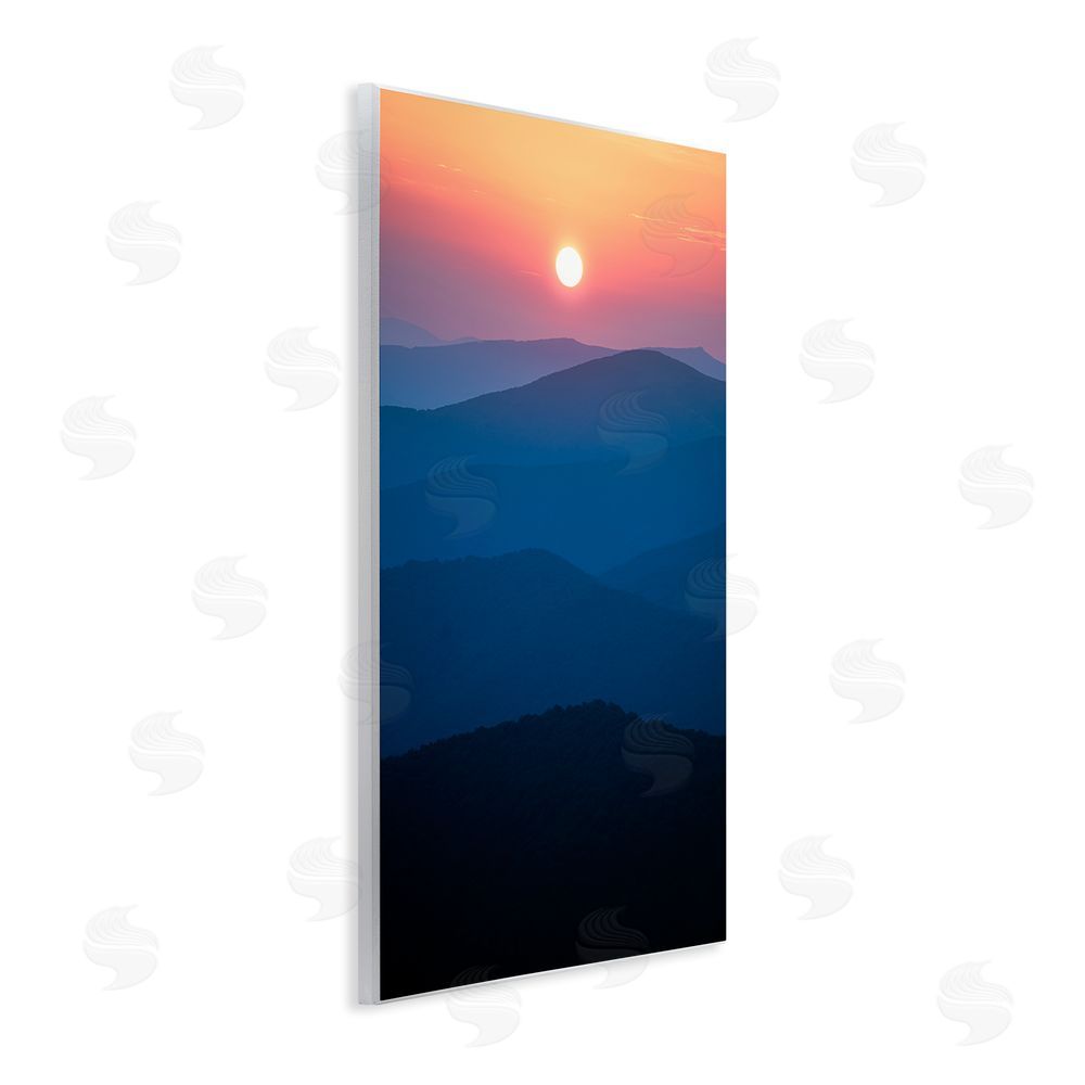 Jared Kreiss Sunset Over Mountains Wall Plaque Art Print