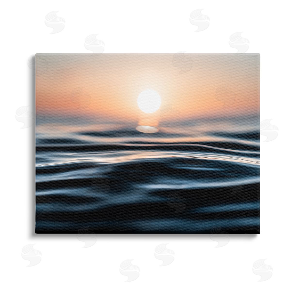 Jared Kreiss Abstract Sunlit Ripples Stretched Canvas Wall Art Print