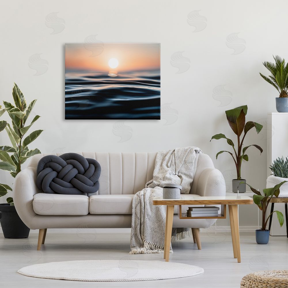Jared Kreiss Abstract Sunlit Ripples Canvas Wall Art Print in Room