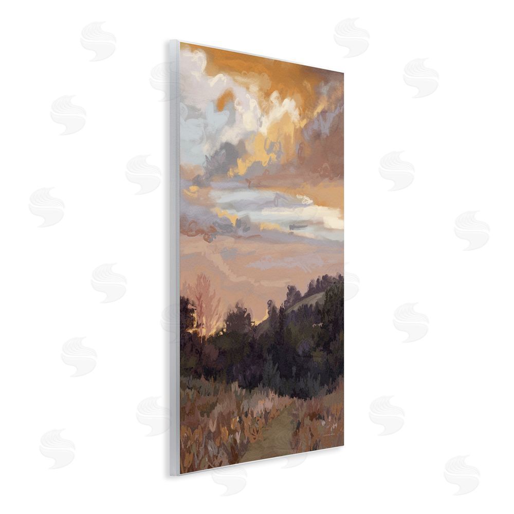 Kamdon Kreations Abstract Sunrise Landscape Wall Plaque Art Print