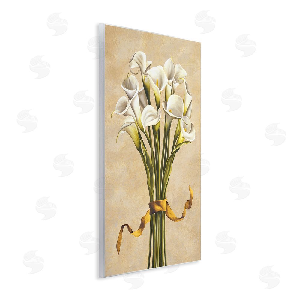 Lisa Corradini Vintage Calla Lilies Wall Plaque Art Print