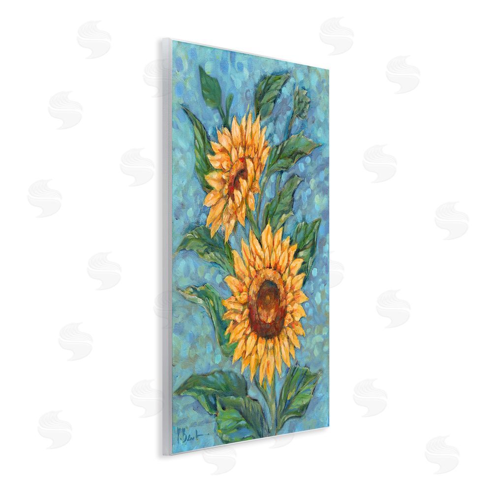 Paul Brent Modern Brush Stroke Florals Wall Plaque Art Print