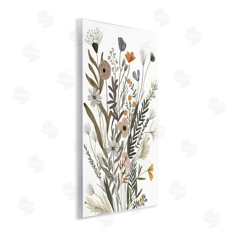 Petal Prints Design Modern Herbal Leaves Wall Plaque Art Print