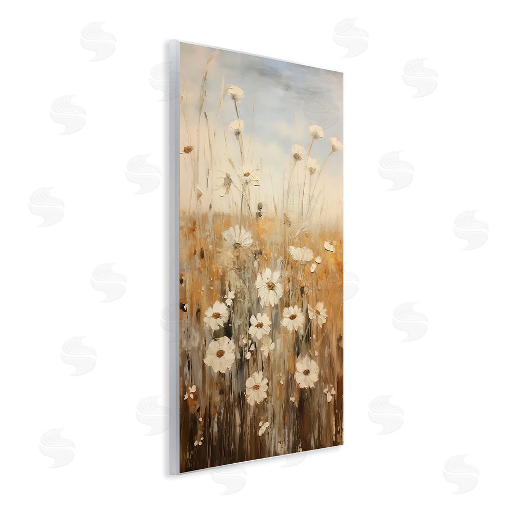 Petal Prints Design Daisy Meadow Painting Wall Plaque Art Print