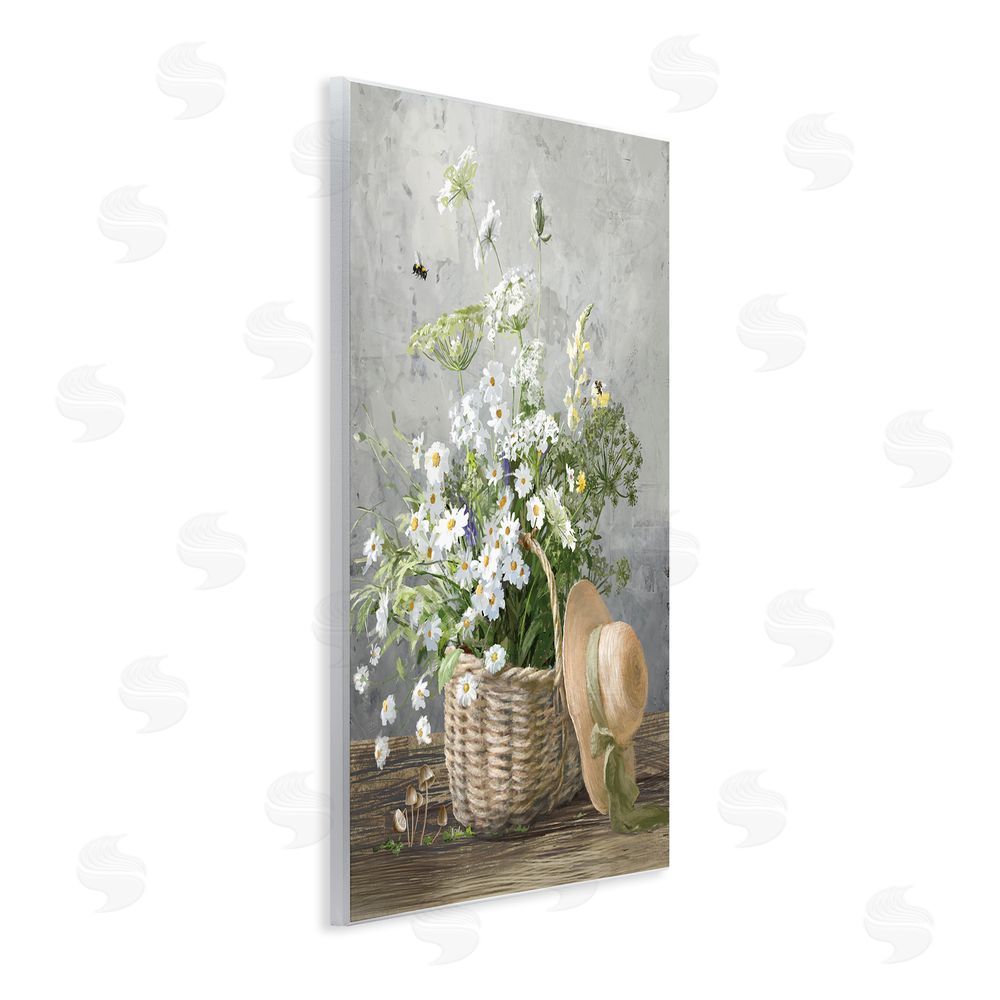 Danhui Nai Country Daisy Basket Wall Plaque Art Print