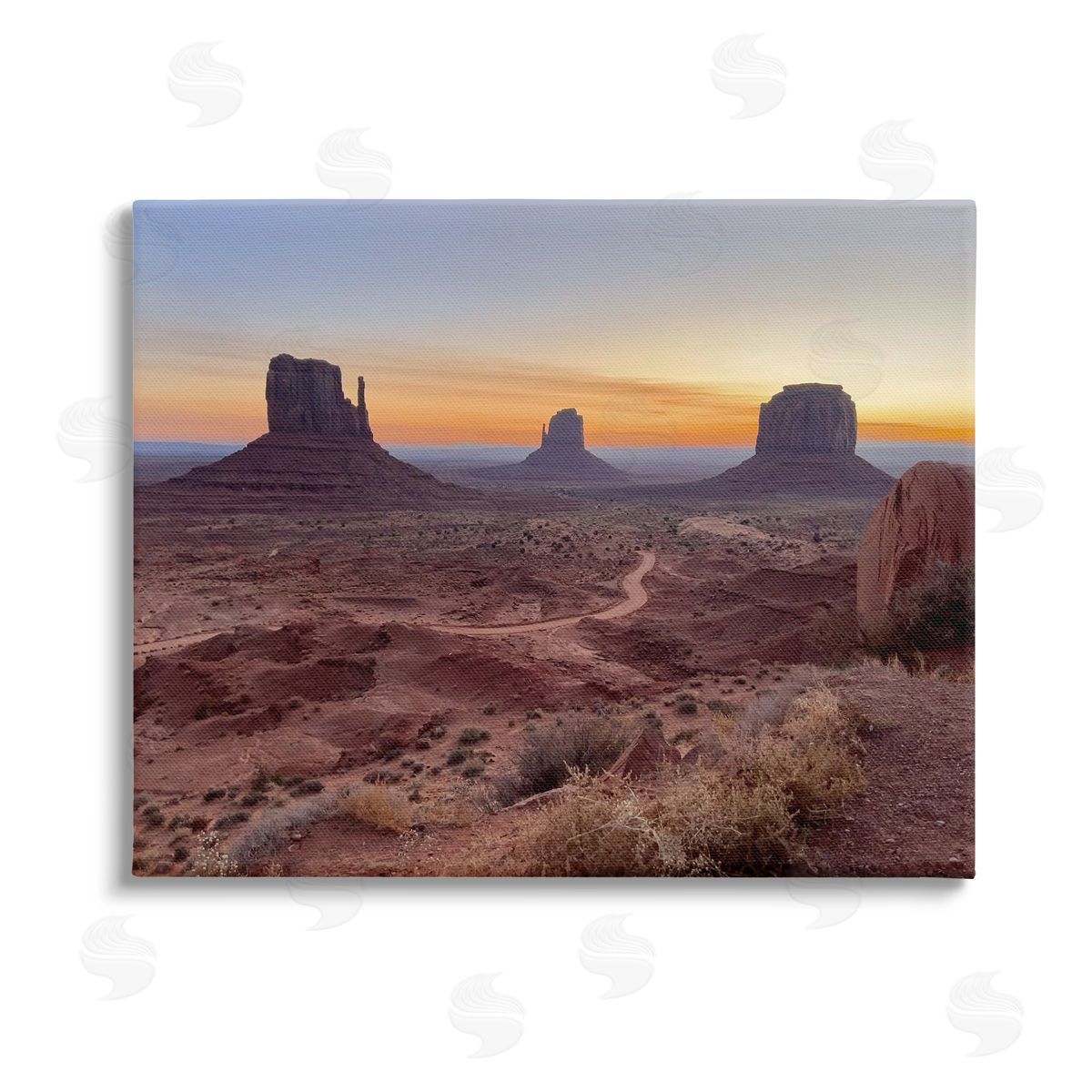 Steve Toole Canyon Buttes Landscape Stretched Canvas Wall Art Print