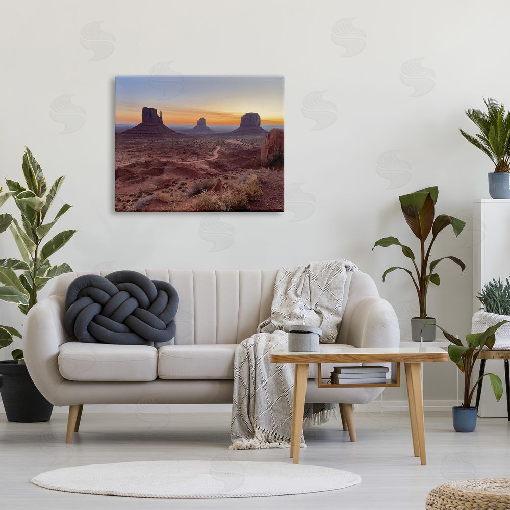 Steve Toole Canyon Buttes Landscape Canvas Wall Art Print in Room