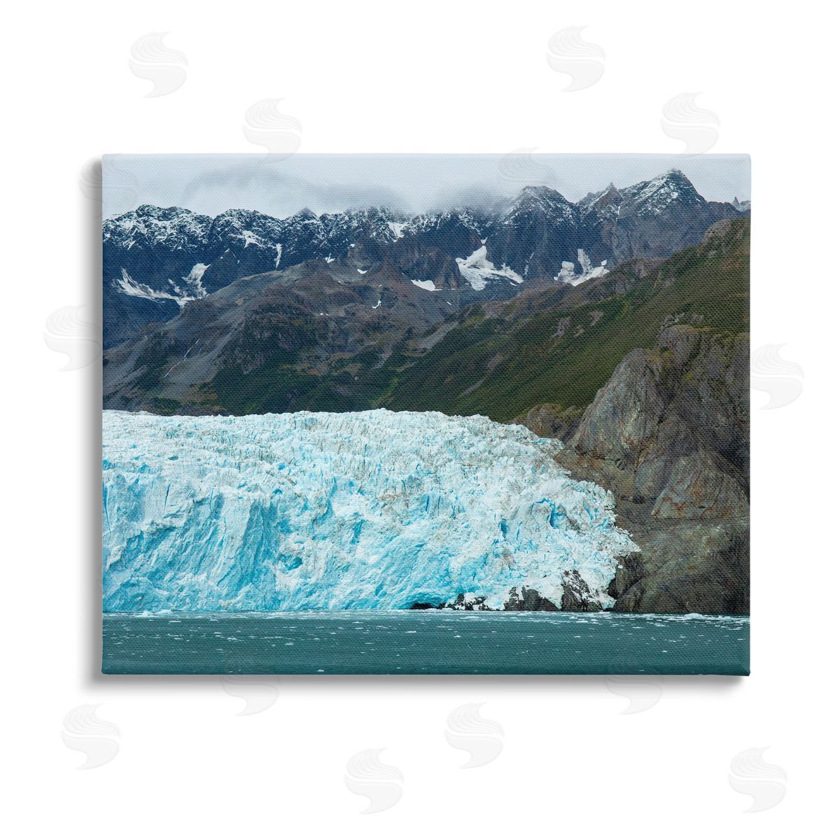 Daniel Sproul Frozen Glacier Photography Stretched Canvas Wall Art Print